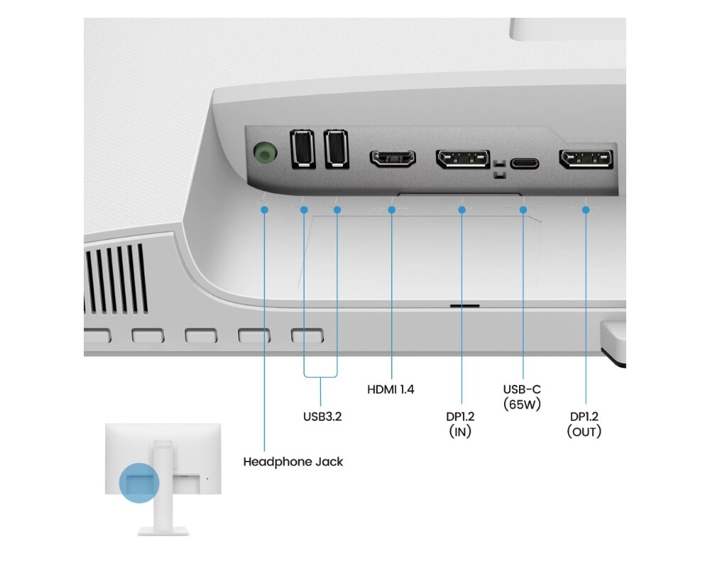 Монитор BenQ GW2486TC, 23.8", IPS, 1920x1080, 100Hz, Speaker 2 x 2W 16