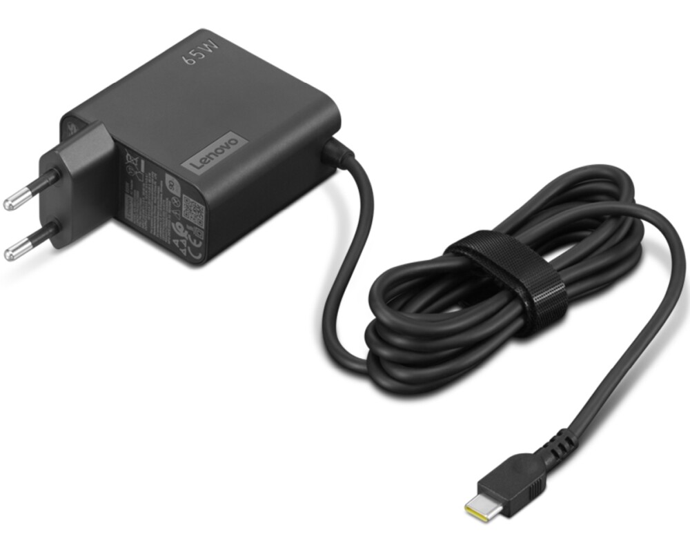 Зарядно Lenovo 65W USB-C Wall Adapter-EU Pin 2