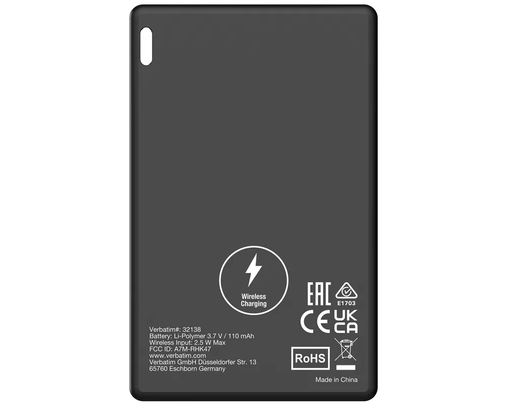 Тракер Verbatim MYFCR-02BS My Finder Card Bluetooth Item Finder 2 pack Black/Silver 5