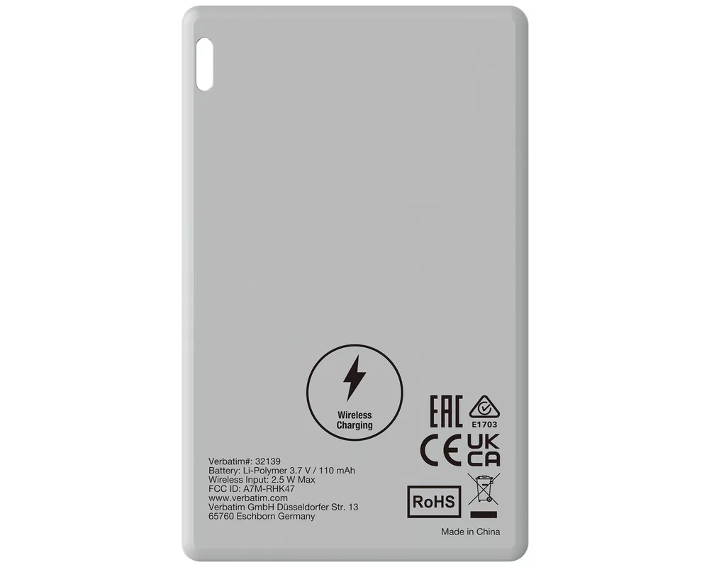 Тракер Verbatim MYFCR-02BS My Finder Card Bluetooth Item Finder 2 pack Black/Silver 10