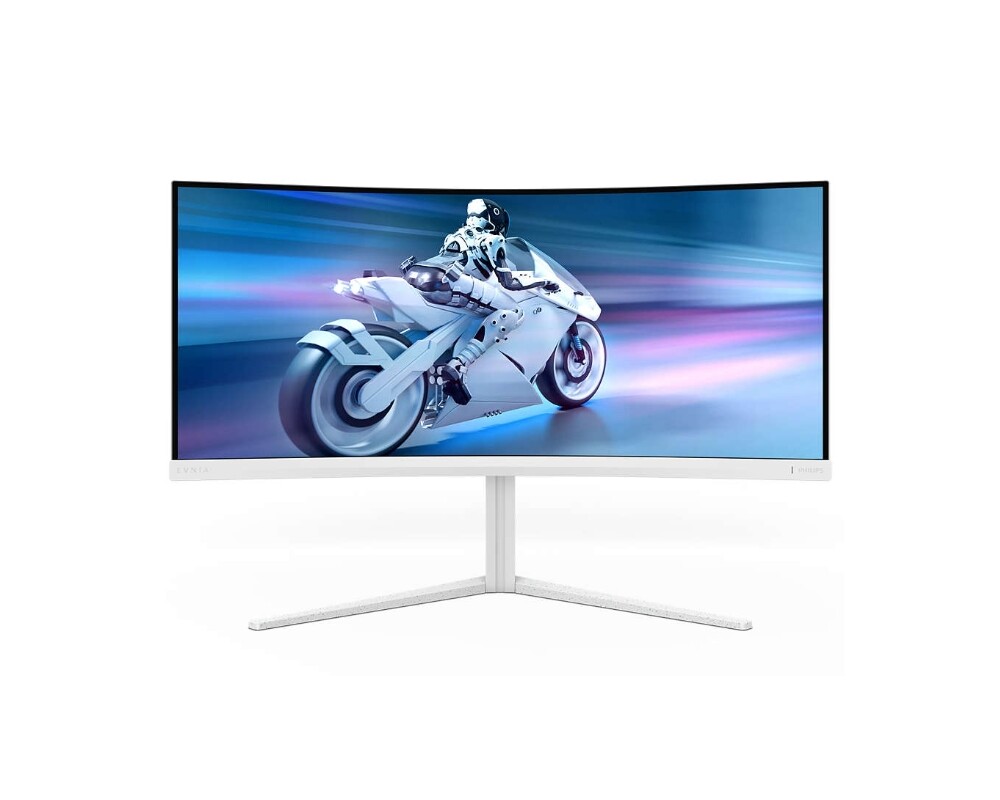 Монитор PHILIPS 34inch 3440x1440 VA 130mm EVNIA 5000 Ambiglow Curved WQHD 180Hz Fast VA 1ms GtG HDR10 USB 4x USB 3.2 12