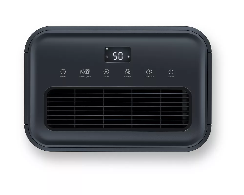 Влагоабсорбатор Beurer LE 250 Air Dehumidifier; up to 20 litre/day; rooms  40 to 60 cm2; Laundry drying function; Removable tank: 4.0 l; Automatic mode; Night mode; Timer;  2 fan levels; Environmentally friendly refrigerant R290 2