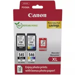 <span>Мастило</span> Canon PG-545XL/CL-546XL PVP + Canon Photo Paper Variety Pack A4 & 10 x 15cm (VP-101) <span class='catalog-num-in-name'>8286B011AA_0775B079AA</span> - 