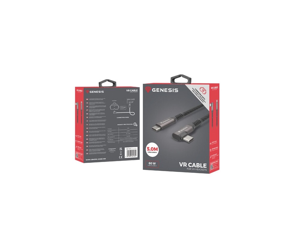 Кабел Genesis Cable USB-C M/M 3.1 GEN 2 6