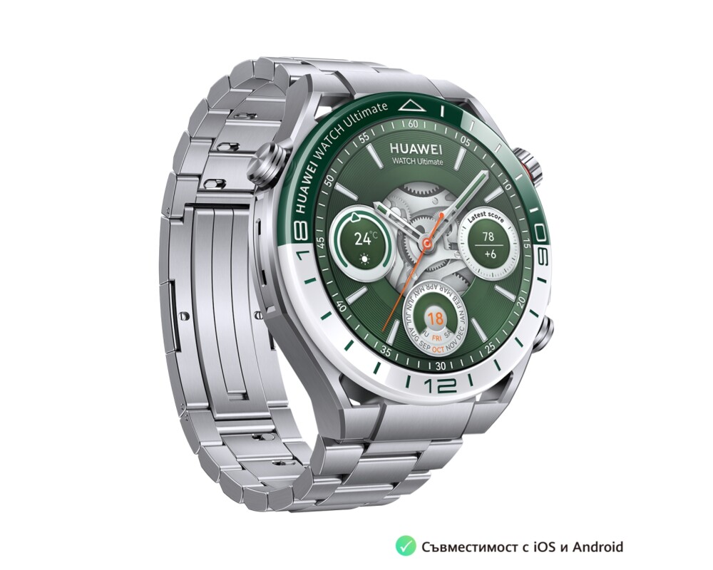 Smart часовник Huawei Watch Ultimate Green Woods-B19 3