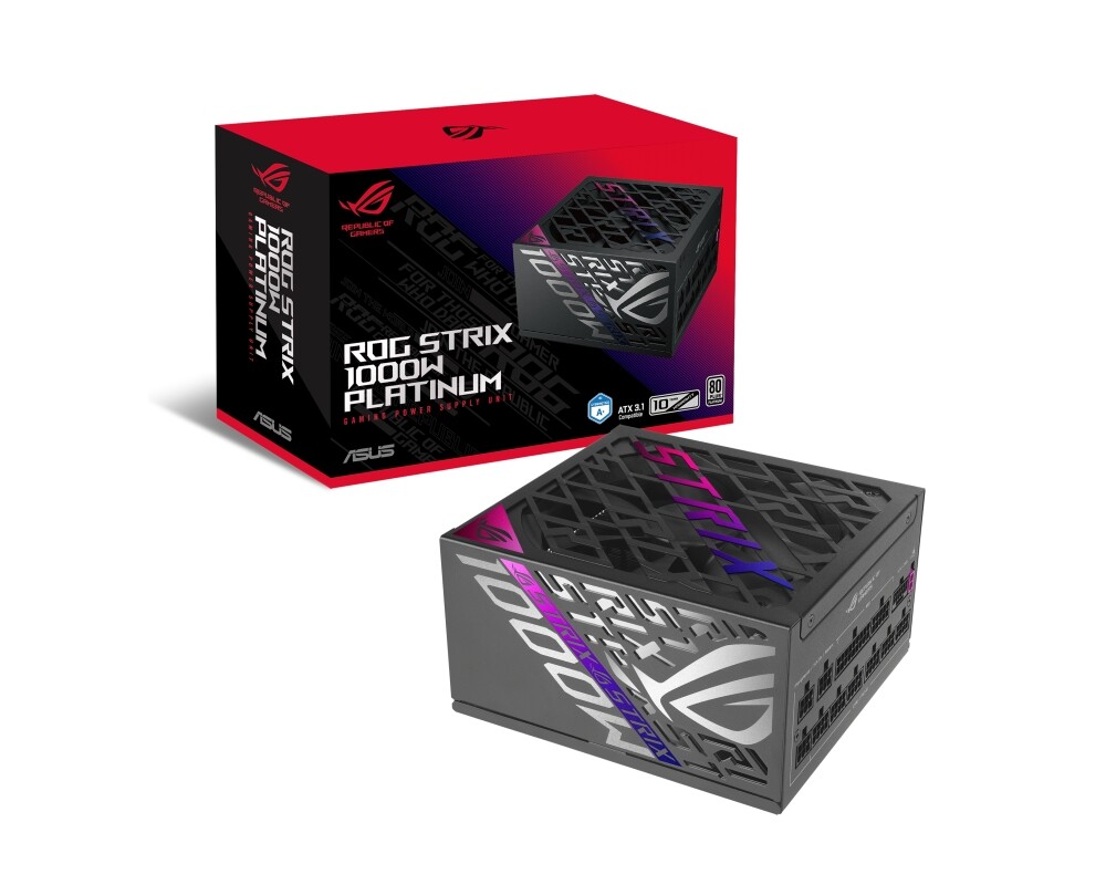 Захранване ASUS ROG STRIX 1000W, 80+ Platinum PCIe 5.0, Fully Modular 16