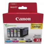 <span>Мастило</span> Canon PGI-1500XL BK/C/M/Y Multi Pack + Canon Photo Paper Variety Pack A4 & 10 x 15cm (VP-101) <span class='catalog-num-in-name'>9182B010AA_0775B079AA</span> - 