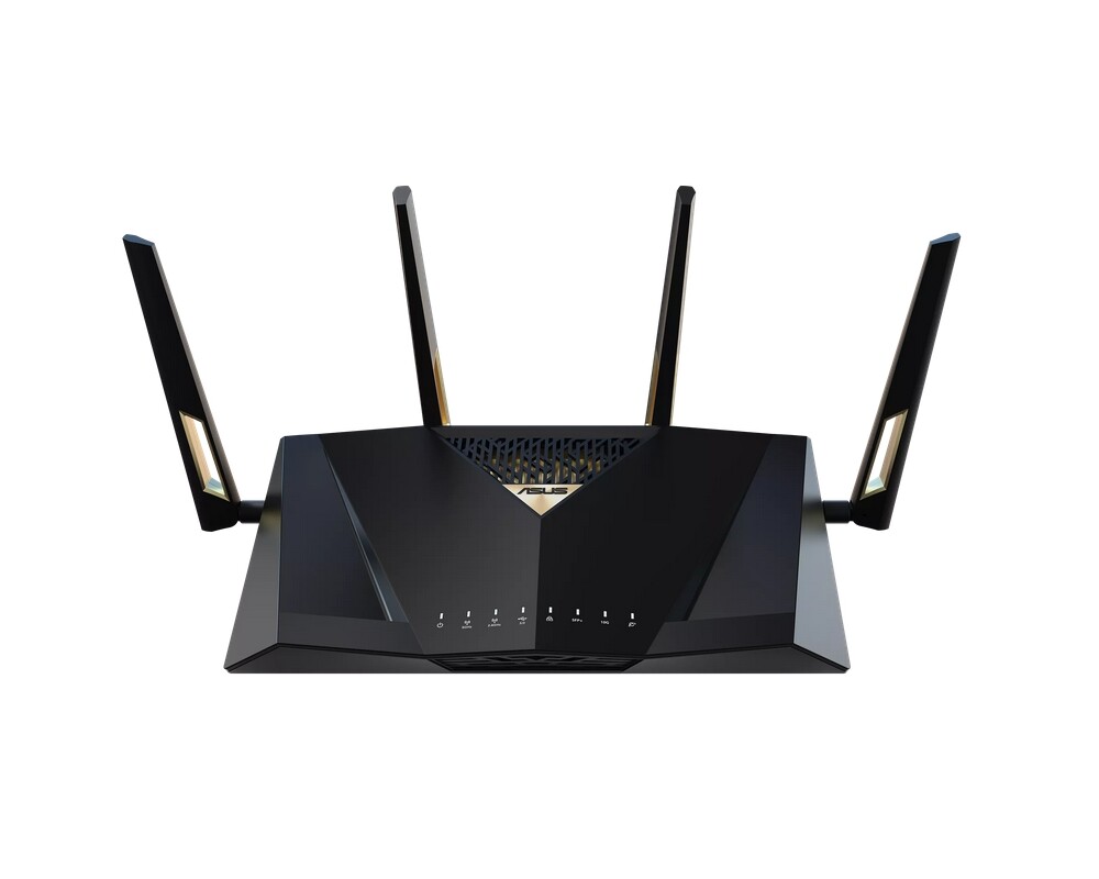 Рутер ASUS RT-BE88U Dual-band WiFi 7 AiMesh Extendable Performance Router 4K-QAM MLO Dual 10G ports SFP+ Four 2.5G ports 12