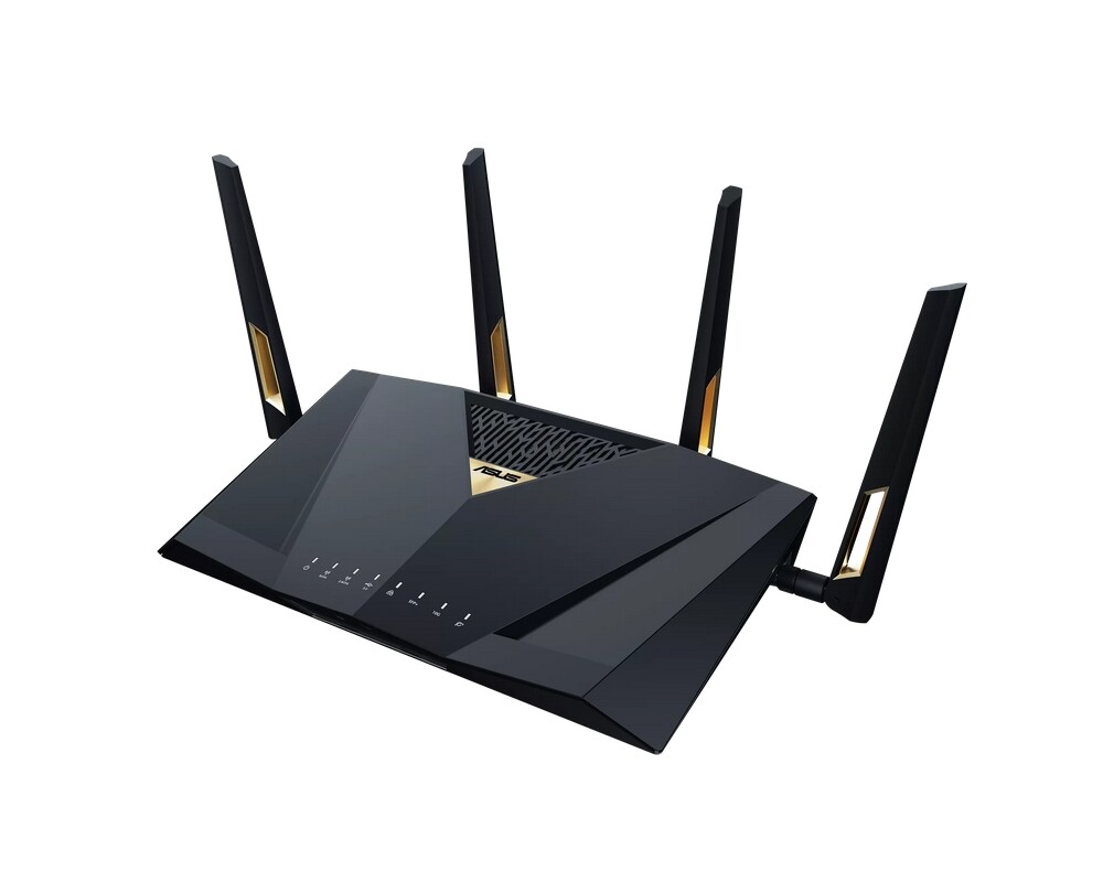 Рутер ASUS RT-BE88U Dual-band WiFi 7 AiMesh Extendable Performance Router 4K-QAM MLO Dual 10G ports SFP+ Four 2.5G ports 9