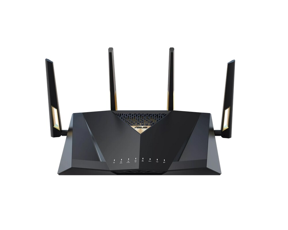 Рутер ASUS RT-BE88U Dual-band WiFi 7 AiMesh Extendable Performance Router 4K-QAM MLO Dual 10G ports SFP+ Four 2.5G ports 11