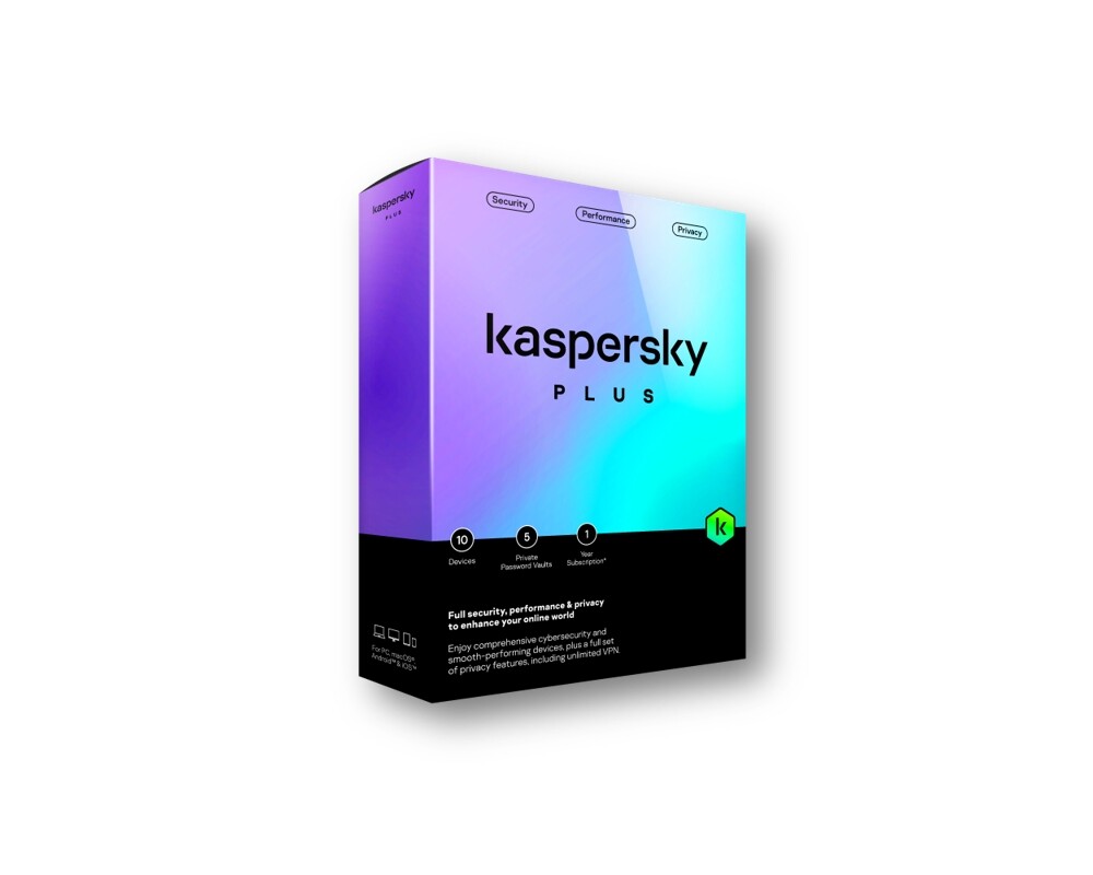 Антивирусна програма Kaspersky Plus Eastern Europe  Edition. 1-Device 2 year Base Download Pack 2