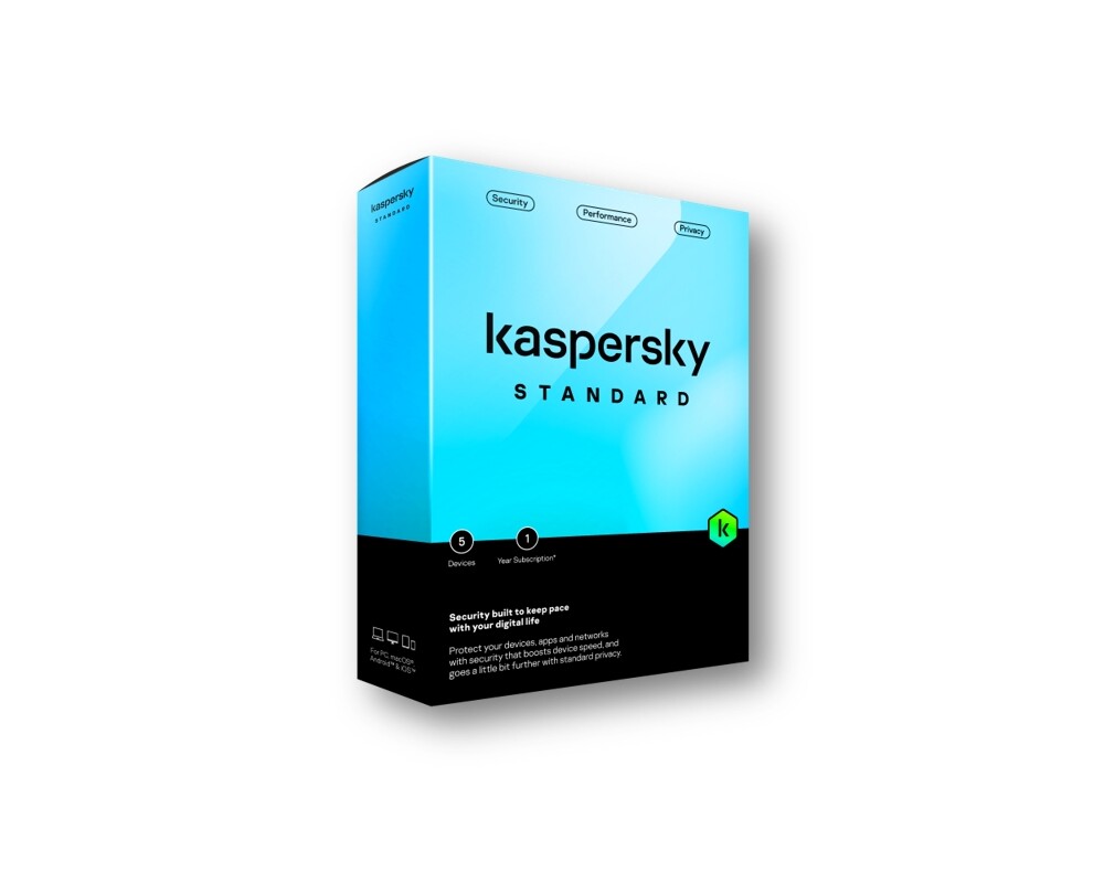 Антивирусна програма Kaspersky Standard Eastern Europe  Edition. 1-Device 1 year Base Download Pack 2