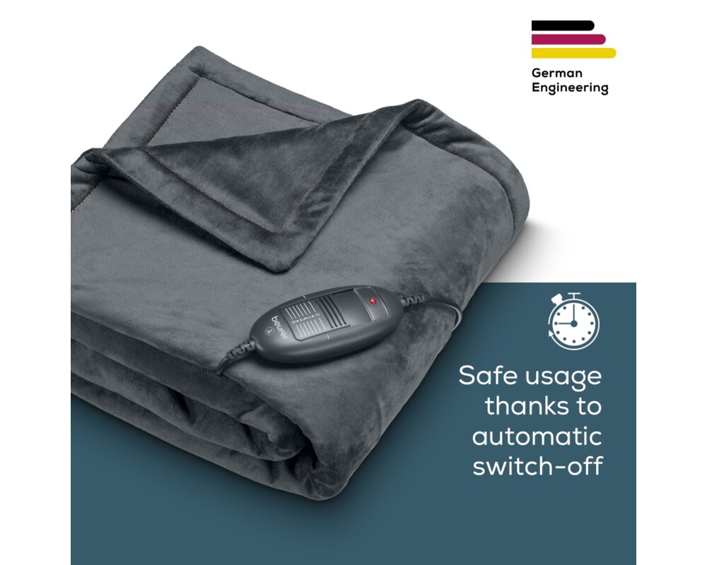 Термоподложка Beurer HD 74 Cosy Taupe Heated Overblanket 4