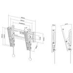 Стойка Neomounts Flat Screen Wall Mount (tilt) 3