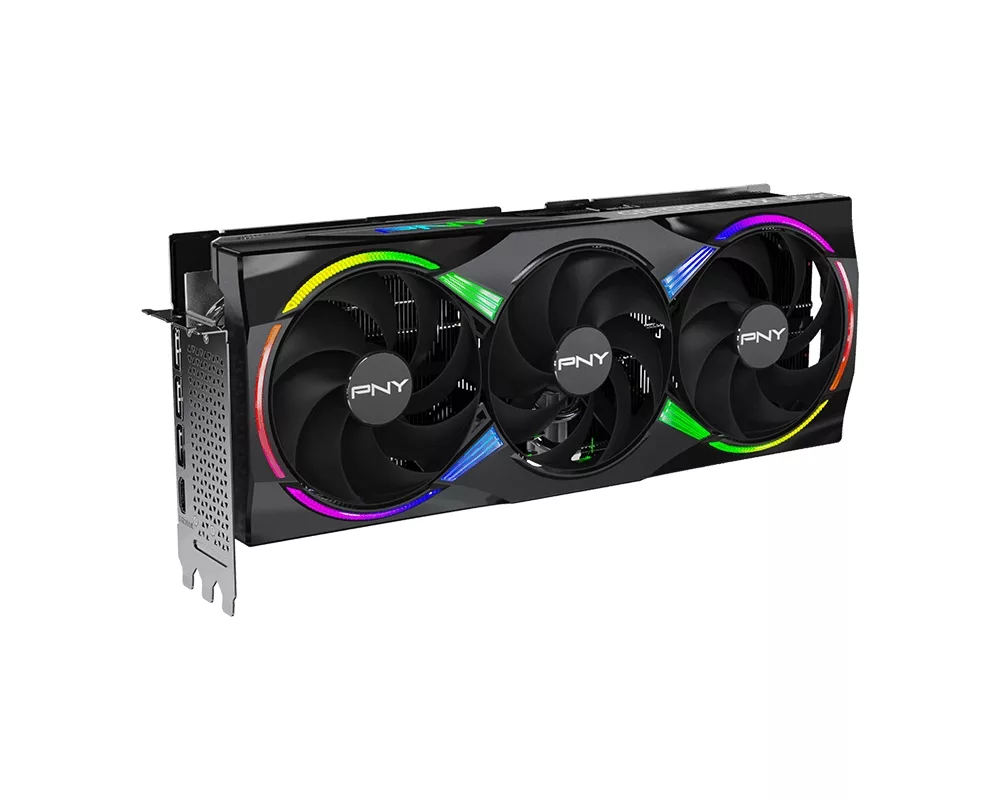 Видеокарта PNY GeForce RTX 5090 32GB ARGB Triple Fan OC 4