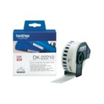 <span>Хартия</span> Brother DK-22210 Roll White Continuous Length Paper Tape 29mmx30.48M (Black on White) <span class='catalog-num-in-name'>DK22210</span> - 