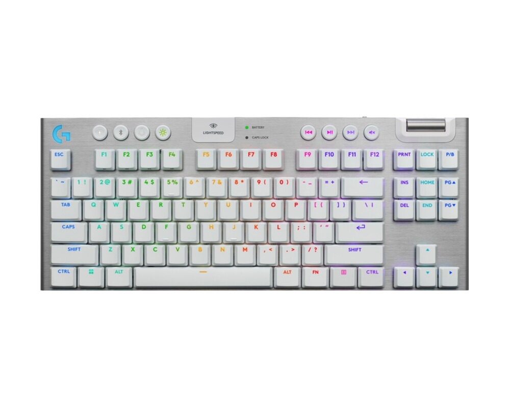 Клавиатура Logitech G915 X LIGHTSPEED TKL Low-Profile Wireless Gaming Keyboard - WHITE - US INT`L - EMEA28i-935 7