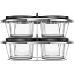 Съд за готвене Tefal XA6140E0 8 glass jars with lids for Cook4me 2