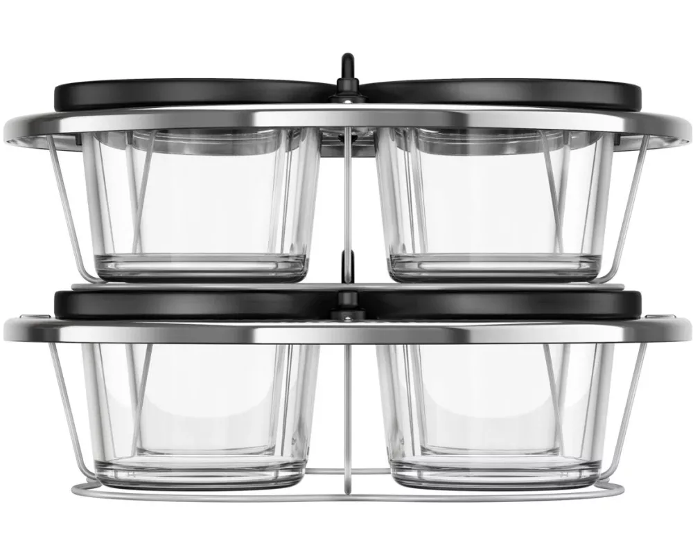 Съд за готвене Tefal XA6140E0 8 glass jars with lids for Cook4me 2