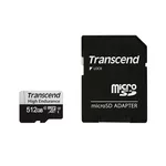 <span>Флаш карта</span> Transcend 512GB micro SD w/ adapter UHS-I U3 <span class='catalog-num-in-name'>TS512GUSD350V</span> - 