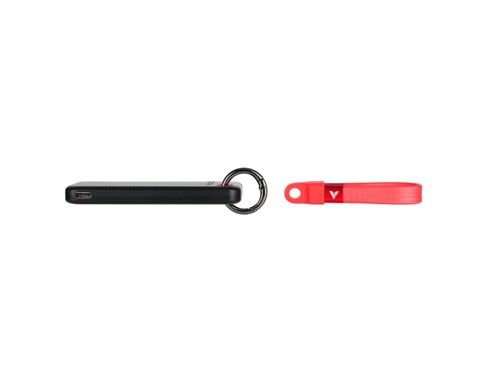 SSD Verbatim Pocket SSD USB 3.2 Gen 2 1TB Black/Red 4