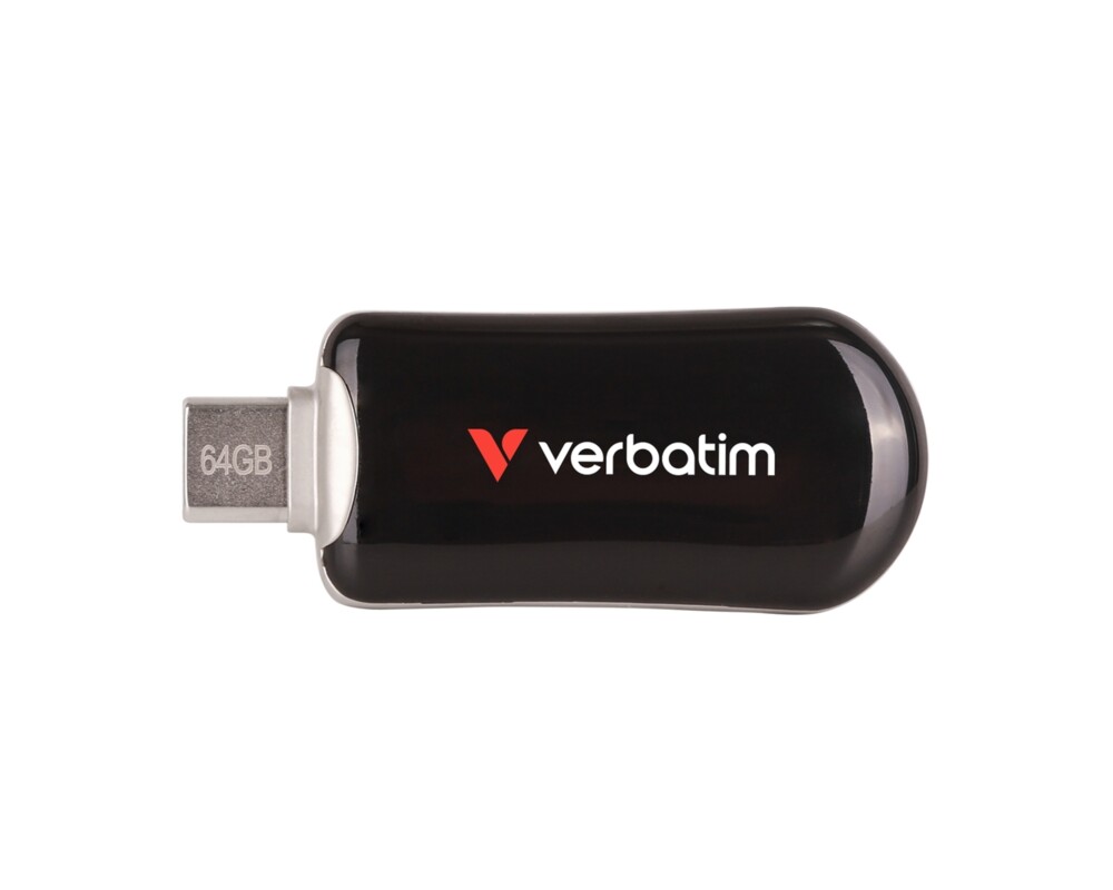 Флаш памет Verbatim Plectra USB-C Flash Drive Black 64GB 2