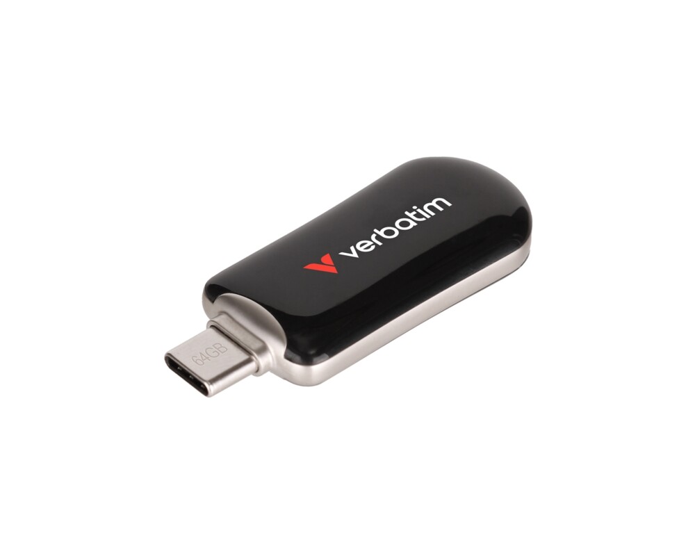 Флаш памет Verbatim Plectra USB-C Flash Drive Black 64GB