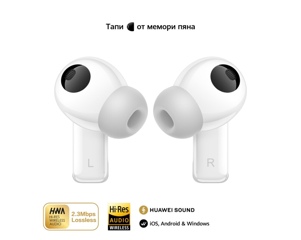 Слушалки Huawei FreeBuds Pro 4 Piano-T180 Ceramic Whiter 8