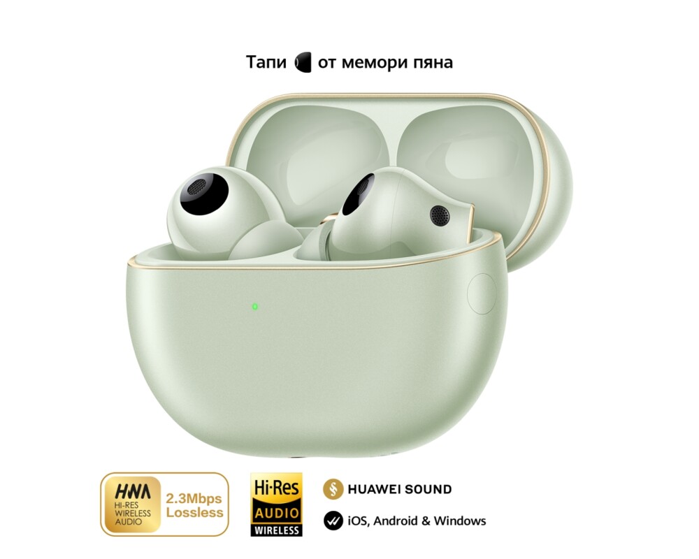 Слушалки Huawei FreeBuds Pro 4 Piano-T180 Green 6