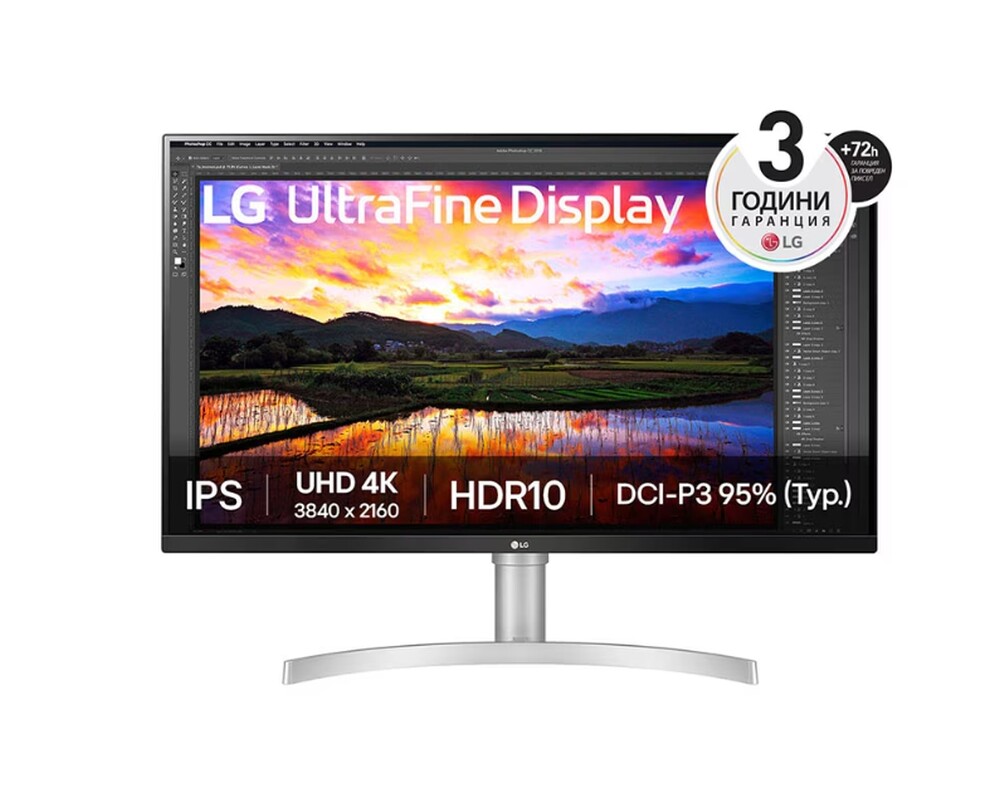Монитор LG 32UN650K-W 4