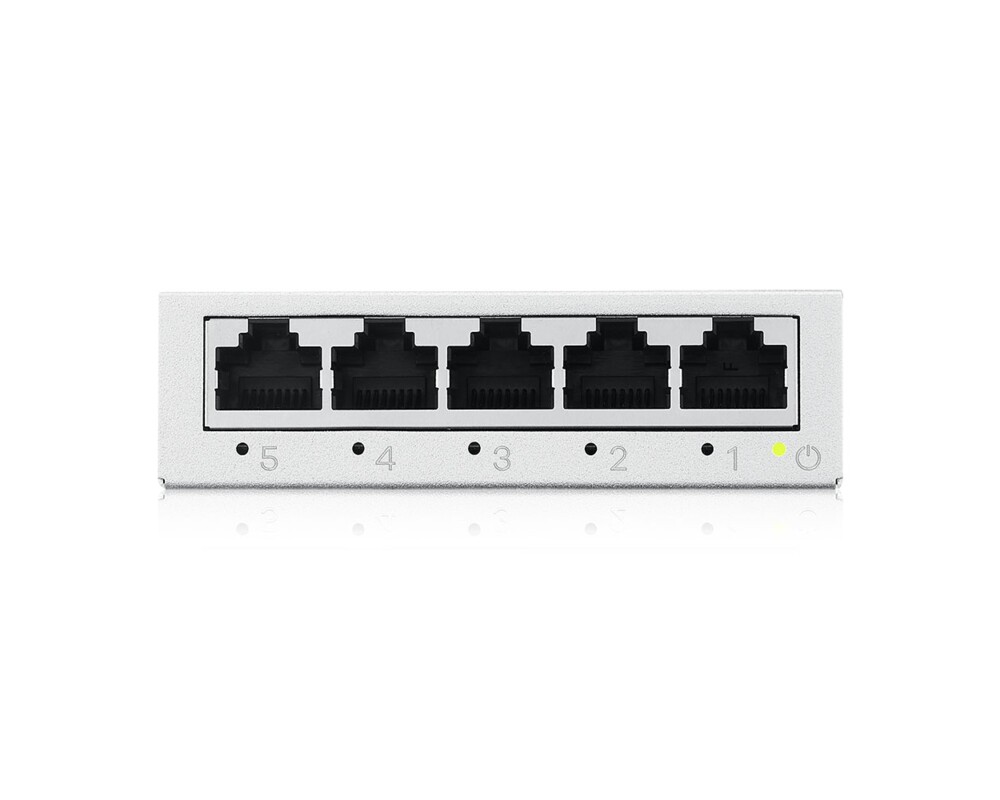 Switch (Комутатор) Суич ZYXEL GS-105B v5, 5 портов, Gigabit, метален корпус 6