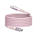 <span>Кабел</span> Verbatim Sync & Charge USB-C to USB-C 100W Magnetic 120 cm - Pink <span class='catalog-num-in-name'>31857</span> - 