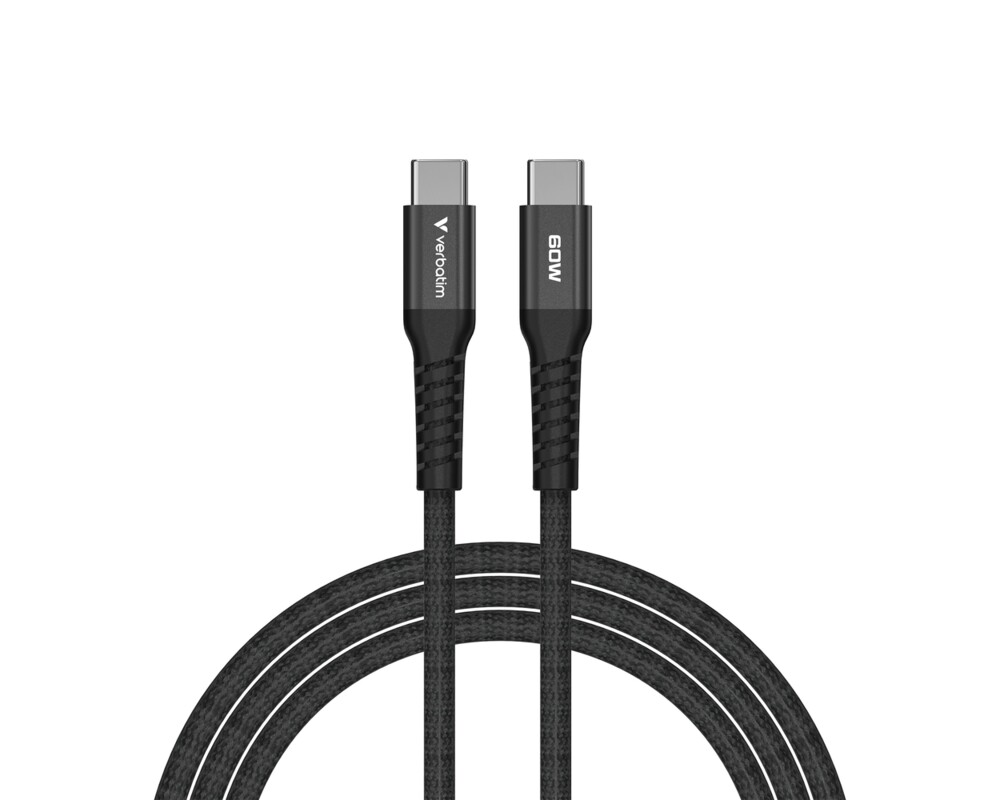 Кабел Verbatim Sync & Charge USB-C to USB-C 60W Magnetic 120 cm - Black 2