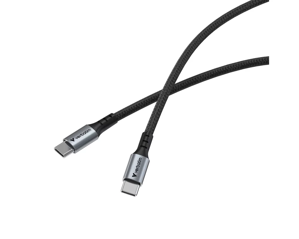 Кабел Verbatim Sync & Charge USB-C to USB-C 100W 120 cm 3