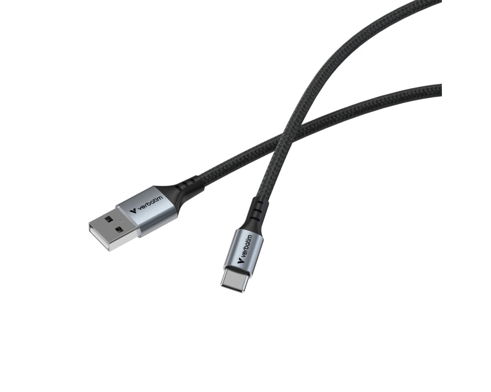 Кабел Verbatim Sync & Charge USB-A to USB-C 18W 120 cm 3