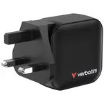 Зарядно Verbatim Mini GaN Charger 70W 3 Port US plug with EU and UK adaptors 7
