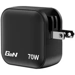 Зарядно Verbatim Mini GaN Charger 70W 3 Port US plug with EU and UK adaptors 3