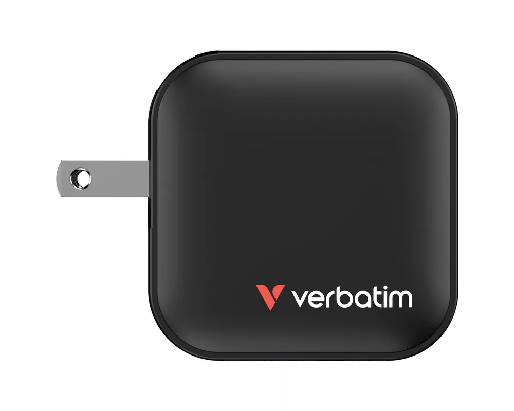 Зарядно Verbatim Mini GaN Charger 70W 3 Port US plug with EU and UK adaptors 5