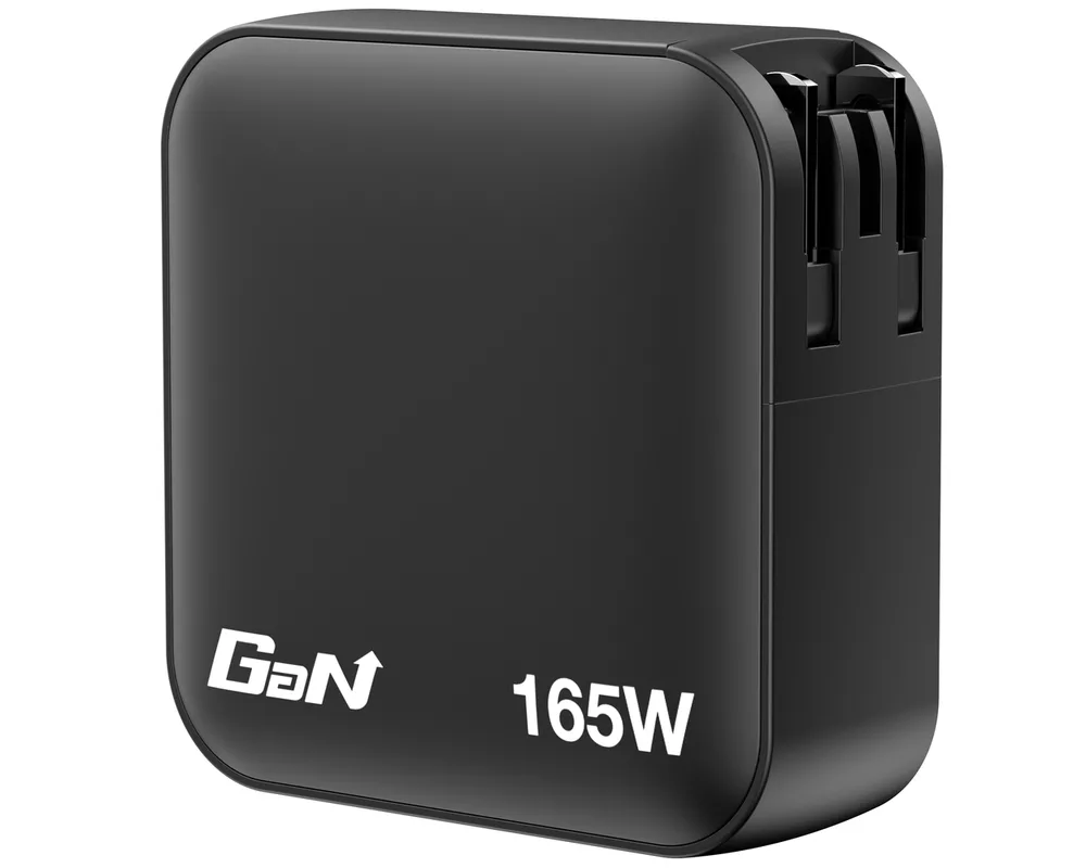 Зарядно Verbatim Mini GaN Charger 165W 4 Port US plug with EU and UK adaptors 3