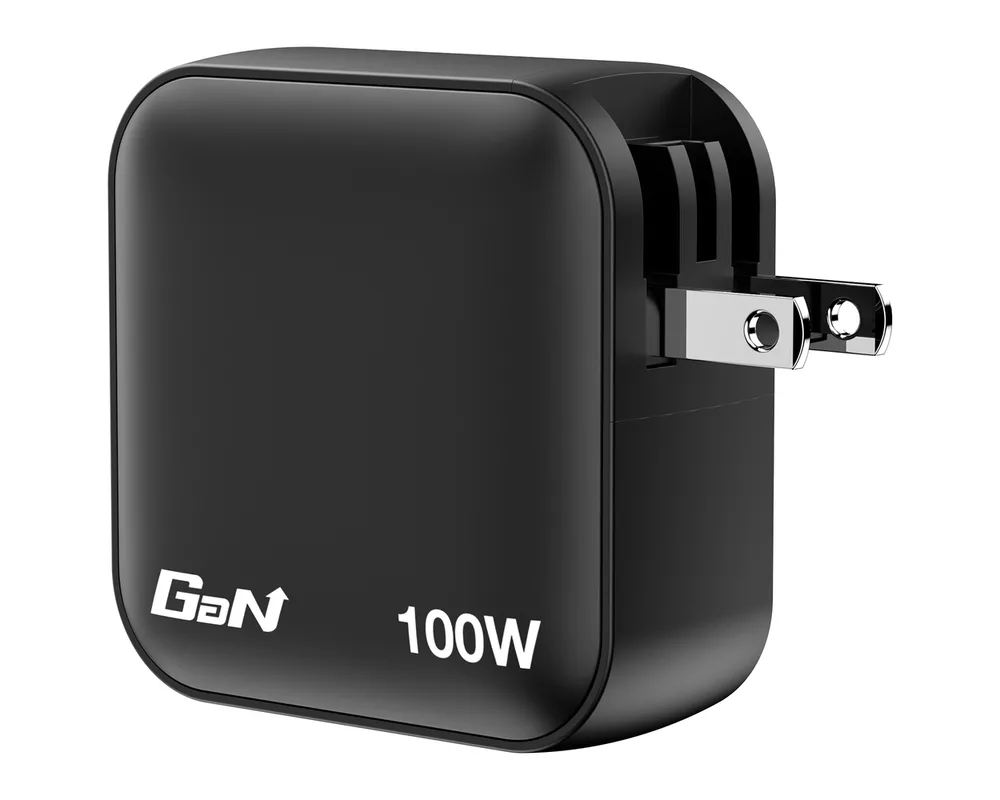 Зарядно Verbatim Mini GaN Charger 100W 4 Port US plug with EU and UK adaptors 3