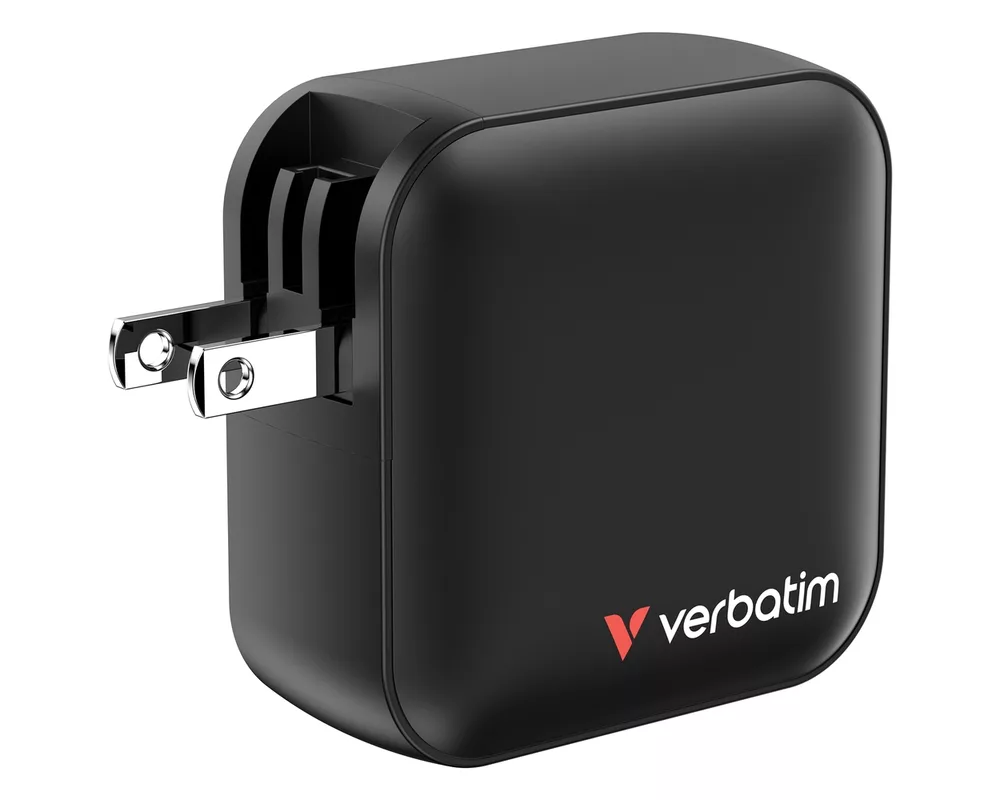 Зарядно Verbatim Mini GaN Charger 100W 4 Port US plug with EU and UK adaptors 6