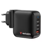 <span>Зарядно</span> Verbatim Mini GaN Charger 100W 4 Port US plug with EU and UK adaptors <span class='catalog-num-in-name'>32231</span> - 