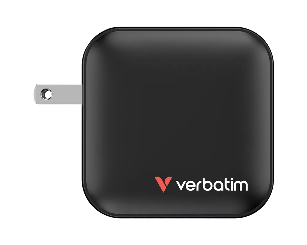 Зарядно Verbatim Mini GaN Charger 100W 4 Port US plug with EU and UK adaptors 9