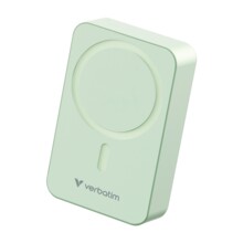  Verbatim Charge 'n' Go Essentials Power Bank Magnetic Wireless 20000mAh Green 799725 32224 на топ цена - PIC.bg