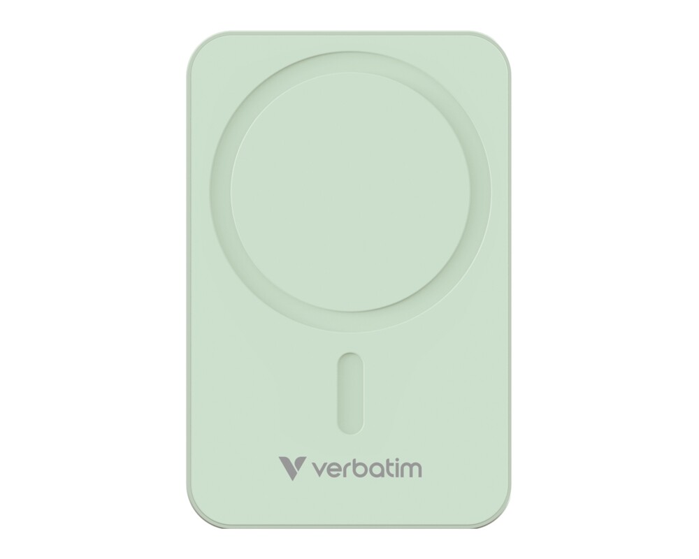 Външна батерия Verbatim Charge 'n' Go Essentials Power Bank Magnetic Wireless 20000mAh Green 2