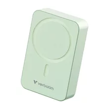  Verbatim Charge 'n' Go Essentials Power Bank Magnetic Wireless 20000mAh Green 799725 32224 на топ цена - PIC.bg