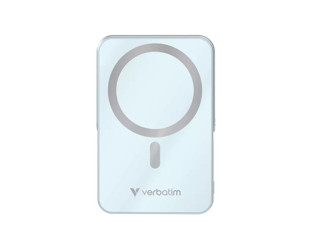 Външна батерия Verbatim Charge 'n' Go Power Bank with Stand Magnetic Wireless 10000mAh Blue 2