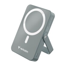  Verbatim Charge 'n' Go Power Bank with Stand Magnetic Wireless 10000mAh Grey 799729 32268 на топ цена - PIC.bg