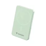 <span>Външна батерия</span> Verbatim Charge 'n' Go Essentials Power Bank Magnetic Wireless 5000mAh Green <span class='catalog-num-in-name'>32226</span> - 