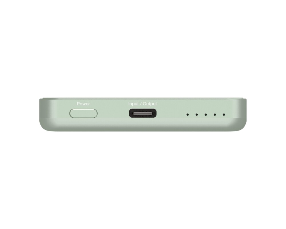 Външна батерия Verbatim Charge 'n' Go Essentials Power Bank Magnetic Wireless 5000mAh Green 4